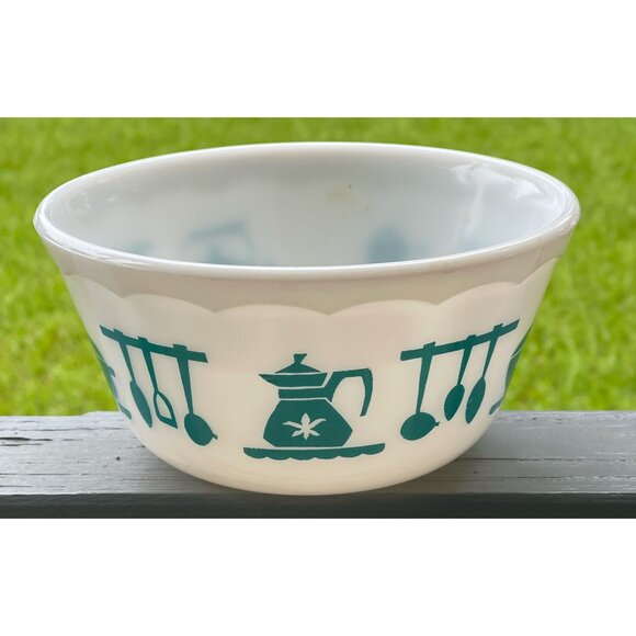 Vintage 1950's Hazel Atlas Kitchen Aids Bowl 6.5" Diameter - Picture 1 of 4